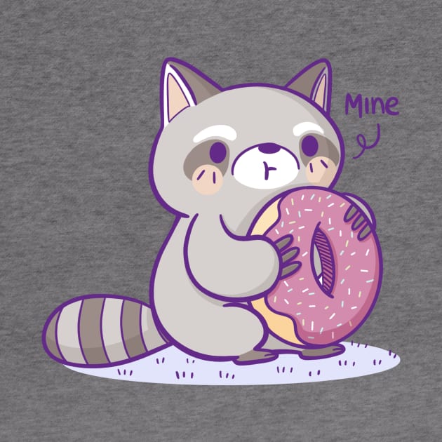 Raccoon With a Donut by TaylorRoss1